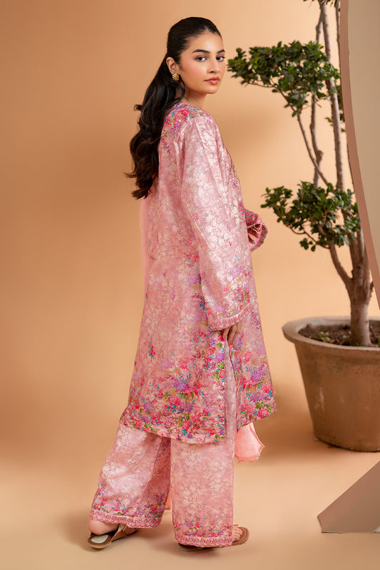 Embroidered Kurta Dupatta Trouser - 2642