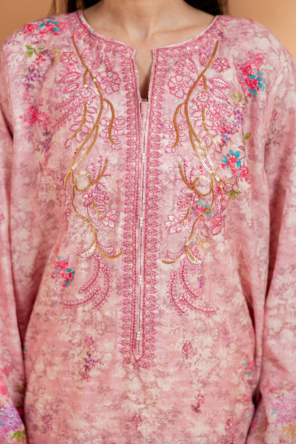 Embroidered Kurta Dupatta Trouser - 2642