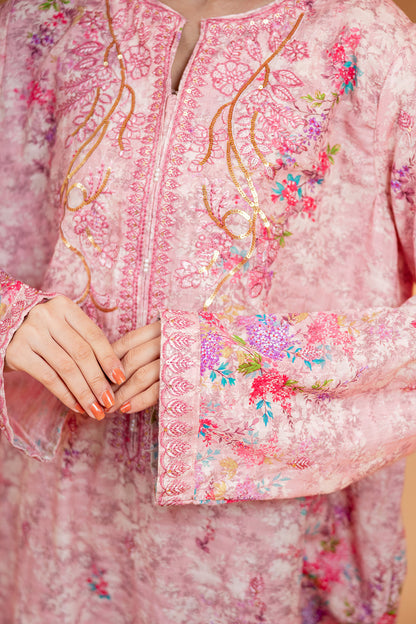 Embroidered Kurta Dupatta Trouser - 2642