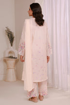 Embroidered Kurta Dupatta Trouser - 2643