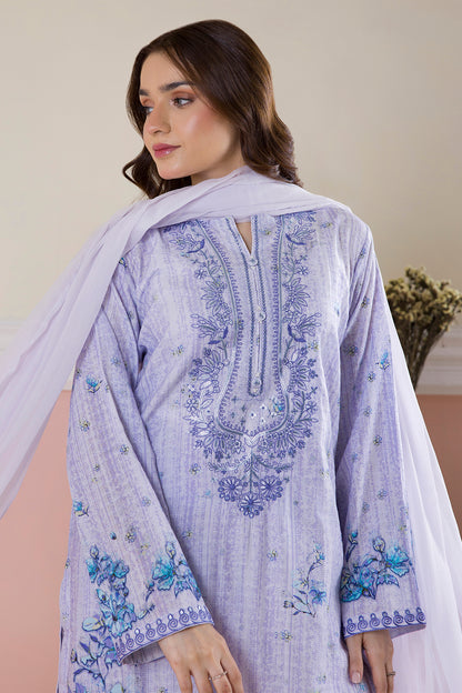 Embroidered Kurta Dupatta Trouser - 2644
