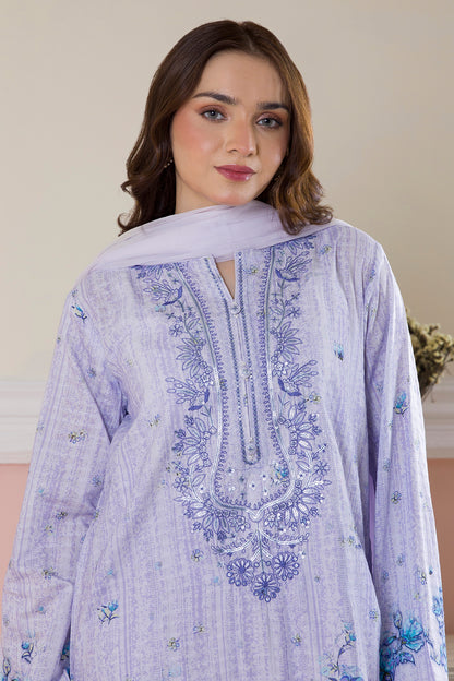 Embroidered Kurta Dupatta Trouser - 2644
