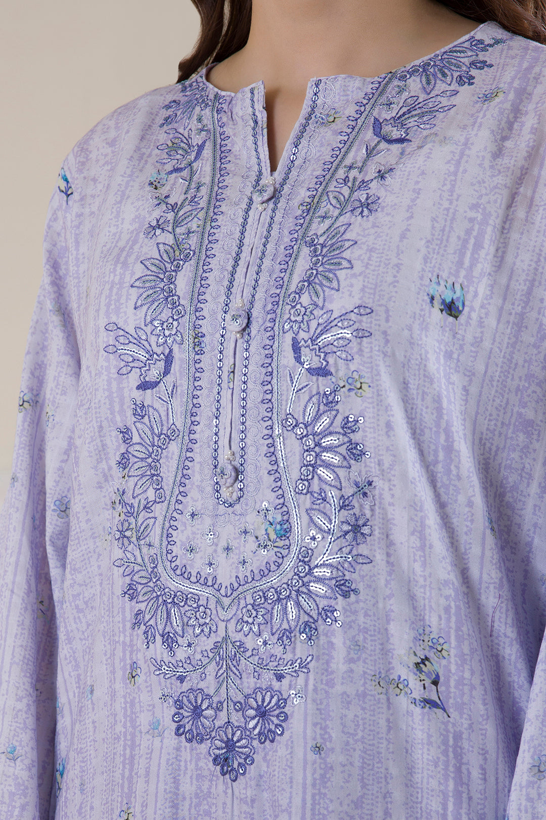 Embroidered Kurta Dupatta Trouser - 2644