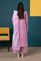 Embroidered Kurta Dupatta Trouser - 2645