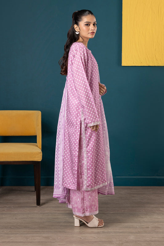 Embroidered Kurta Dupatta Trouser - 2645