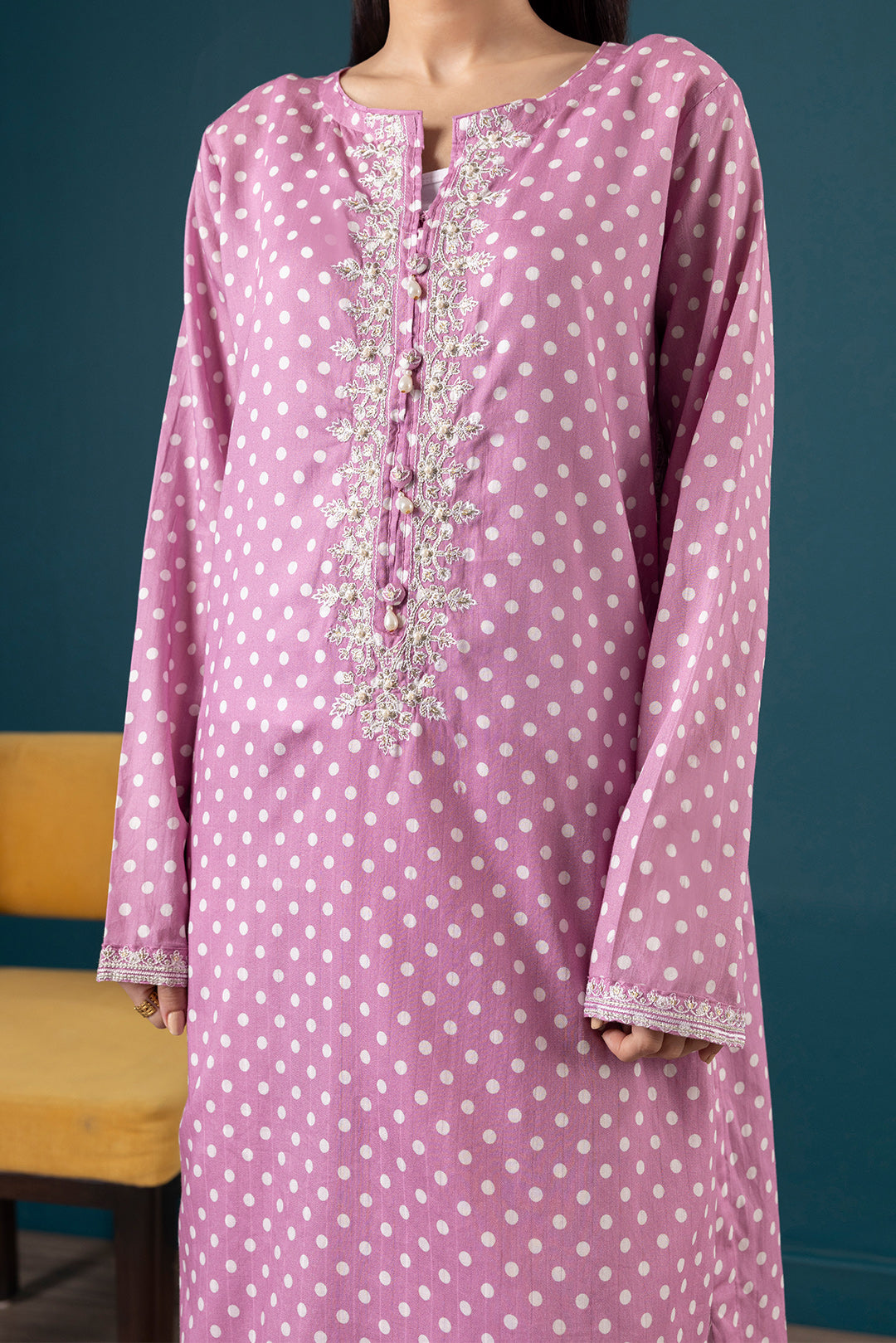 Embroidered Kurta Dupatta Trouser - 2645