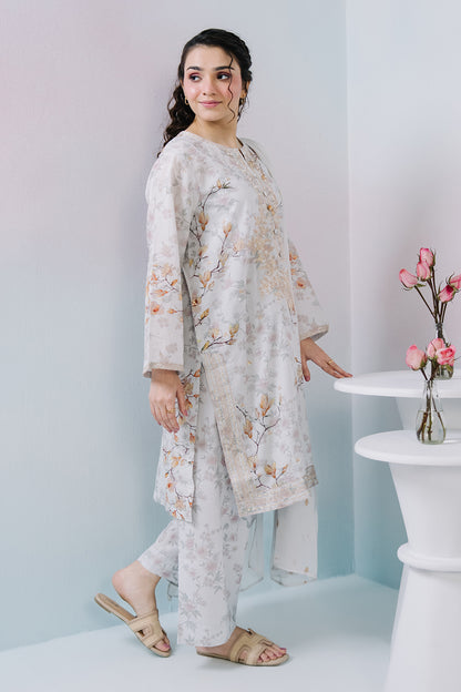 Embroidered Kurta Dupatta Trouser - 2646