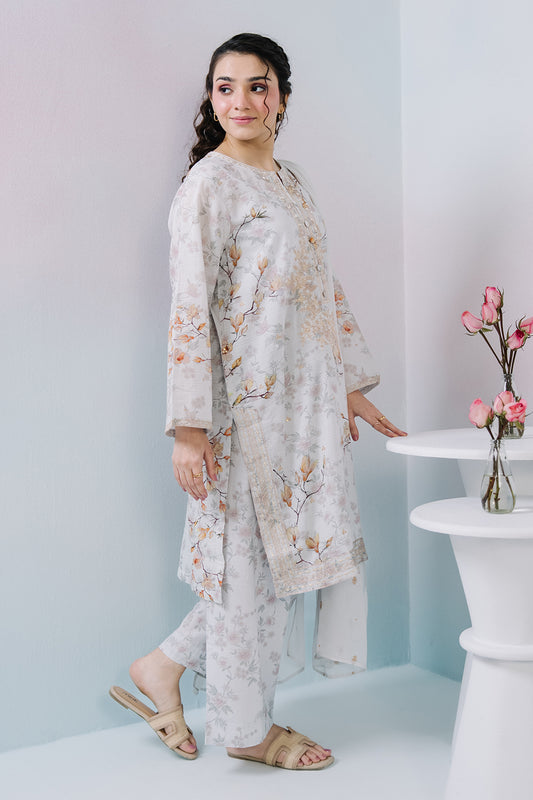 Embroidered Kurta Dupatta Trouser - 2646