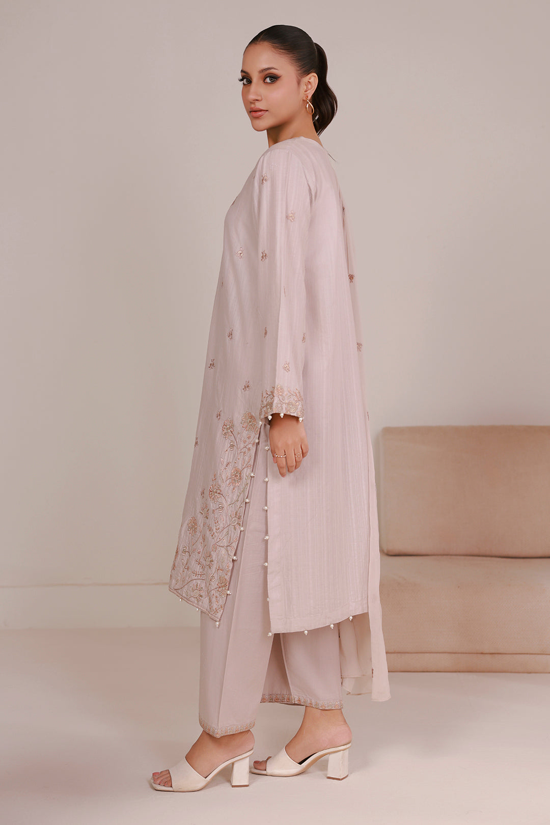 Embroidered Kurta Dupatta Trouser - 2647