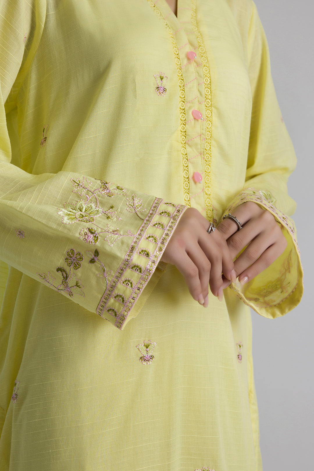Embroidered Kurta Dupatta Trouser - 2650