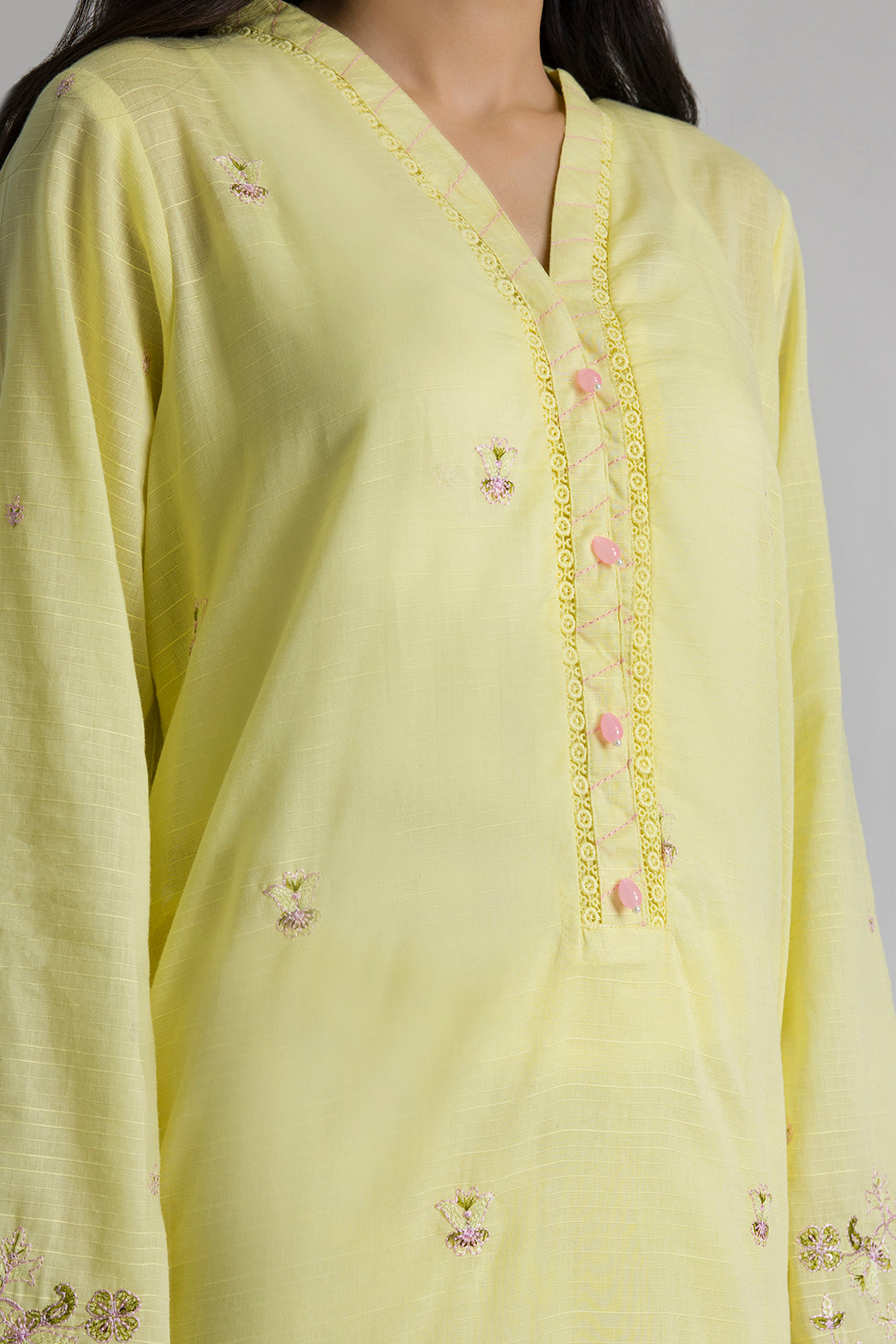 Embroidered Kurta Dupatta Trouser - 2650