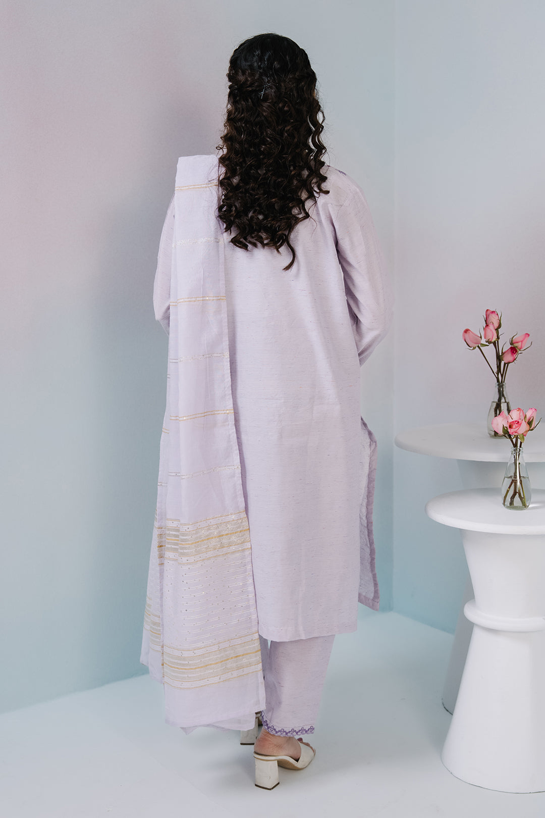 Embroidered Kurta Dupatta Trouser - 2651