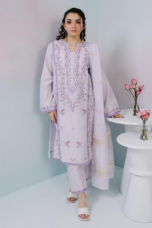 Embroidered Kurta Dupatta Trouser - 2651