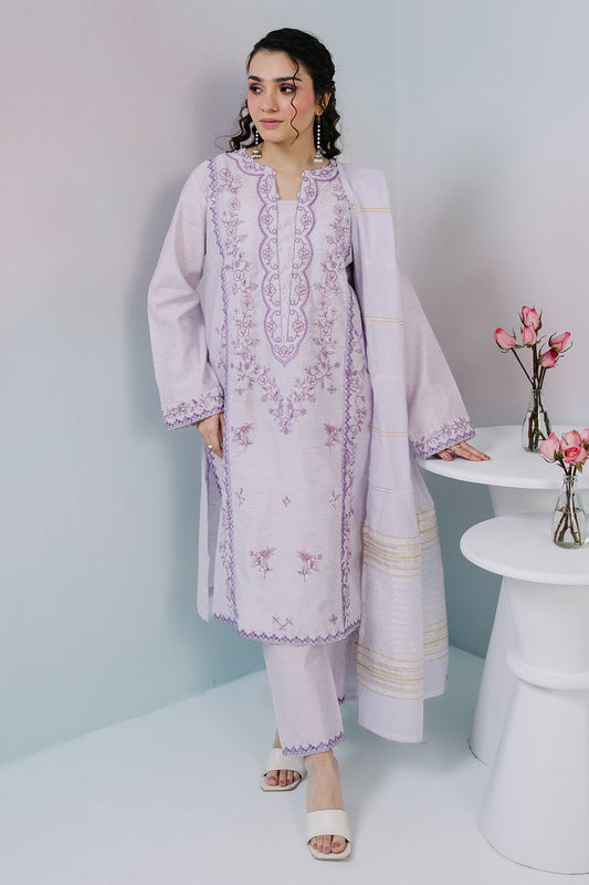 Embroidered Kurta Dupatta Trouser - 2651