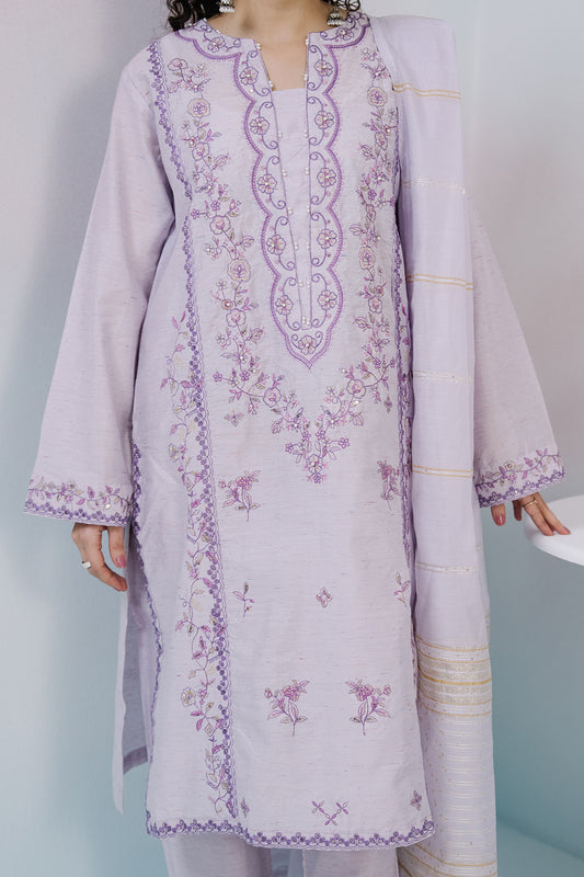 Embroidered Kurta Dupatta Trouser - 2651