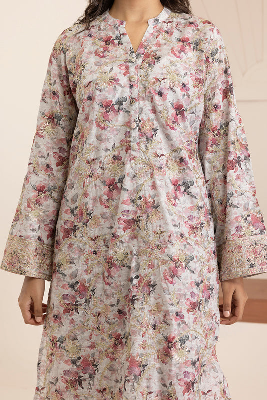 Embroidered Kurta Dupatta Trouser - 2653