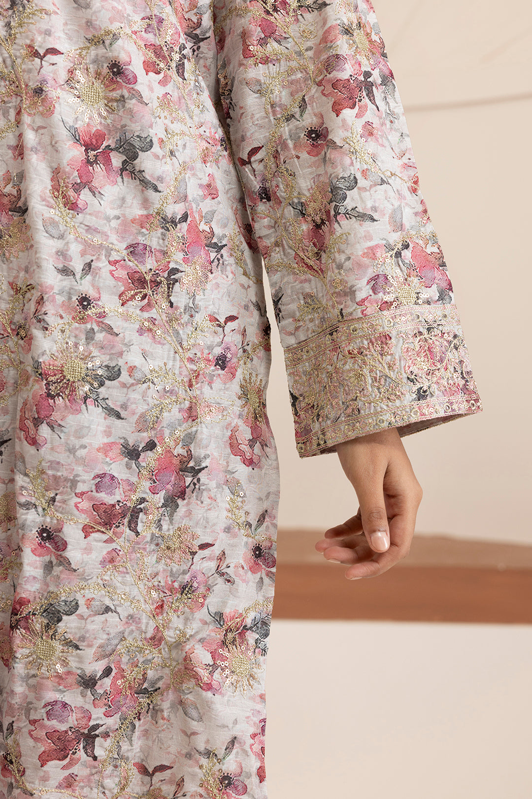 Embroidered Kurta Dupatta Trouser - 2653