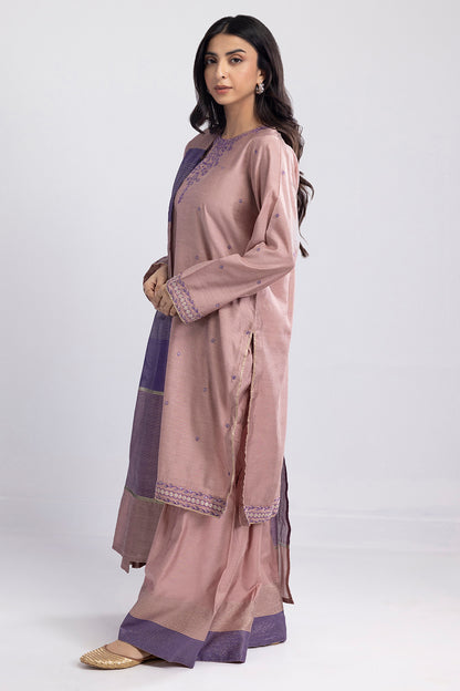 Embroidered Kurta Dupatta Trouser - 2664