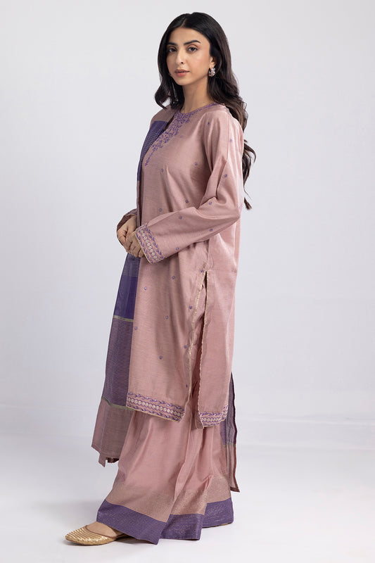 Embroidered Kurta Dupatta Trouser - 2664