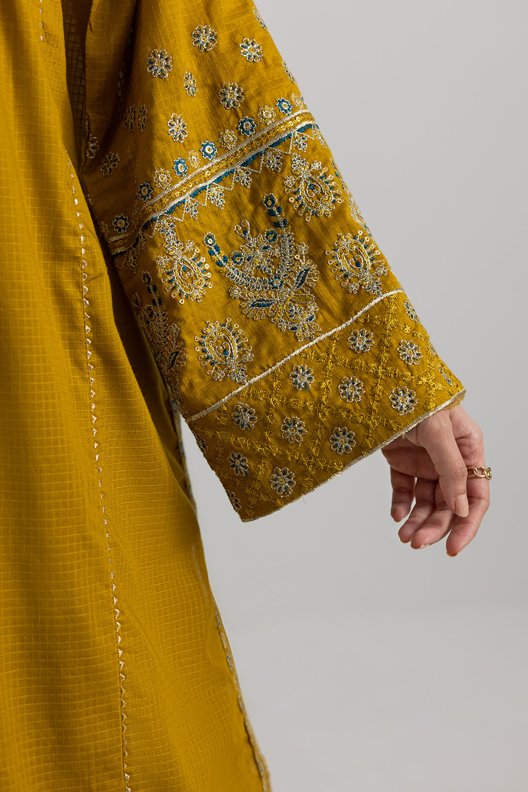 Embroidered Kurta Dupatta Trouser - 2666