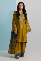 Embroidered Kurta Dupatta Trouser - 2666