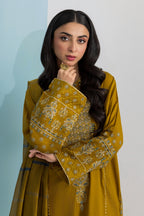 Embroidered Kurta Dupatta Trouser - 2666