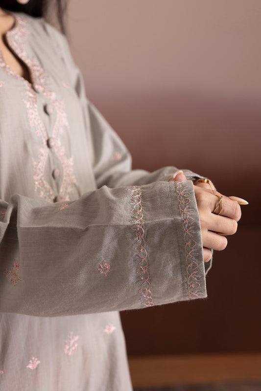 Embroidered Kurta Dupatta Trouser - 2667