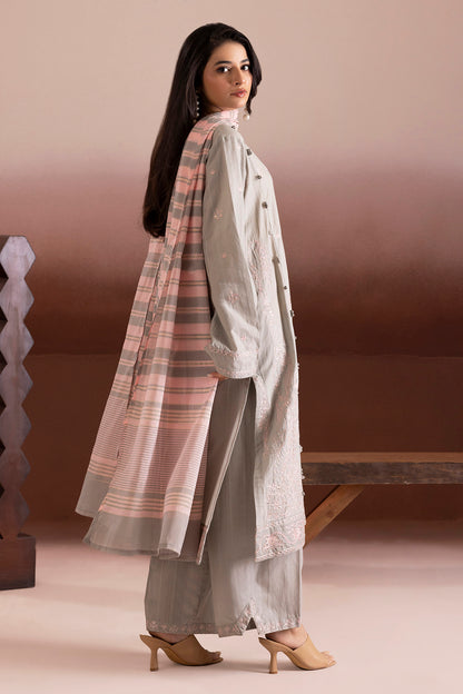 Embroidered Kurta Dupatta Trouser - 2667