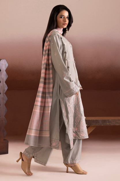 Embroidered Kurta Dupatta Trouser - 2667