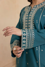 Embroidered Kurta Dupatta Trouser - 2669
