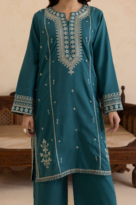 Embroidered Kurta Dupatta Trouser - 2669