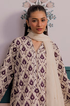 Embroidered Kurta Dupatta Trouser - 2679