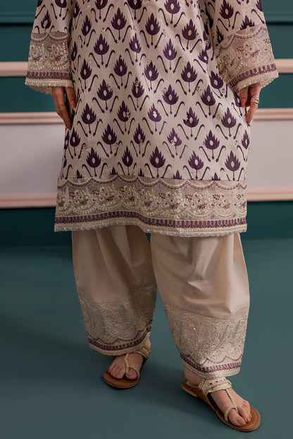 Embroidered Kurta Dupatta Trouser - 2679