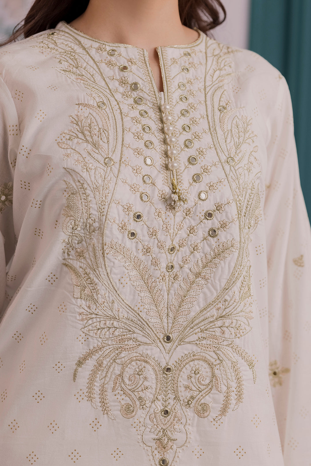 Embroidered Kurta Dupatta Trouser - 2681
