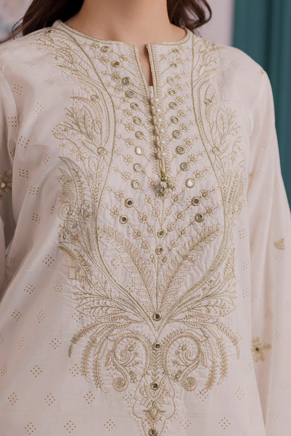 Embroidered Kurta Dupatta Trouser - 2681