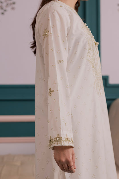 Embroidered Kurta Dupatta Trouser - 2681