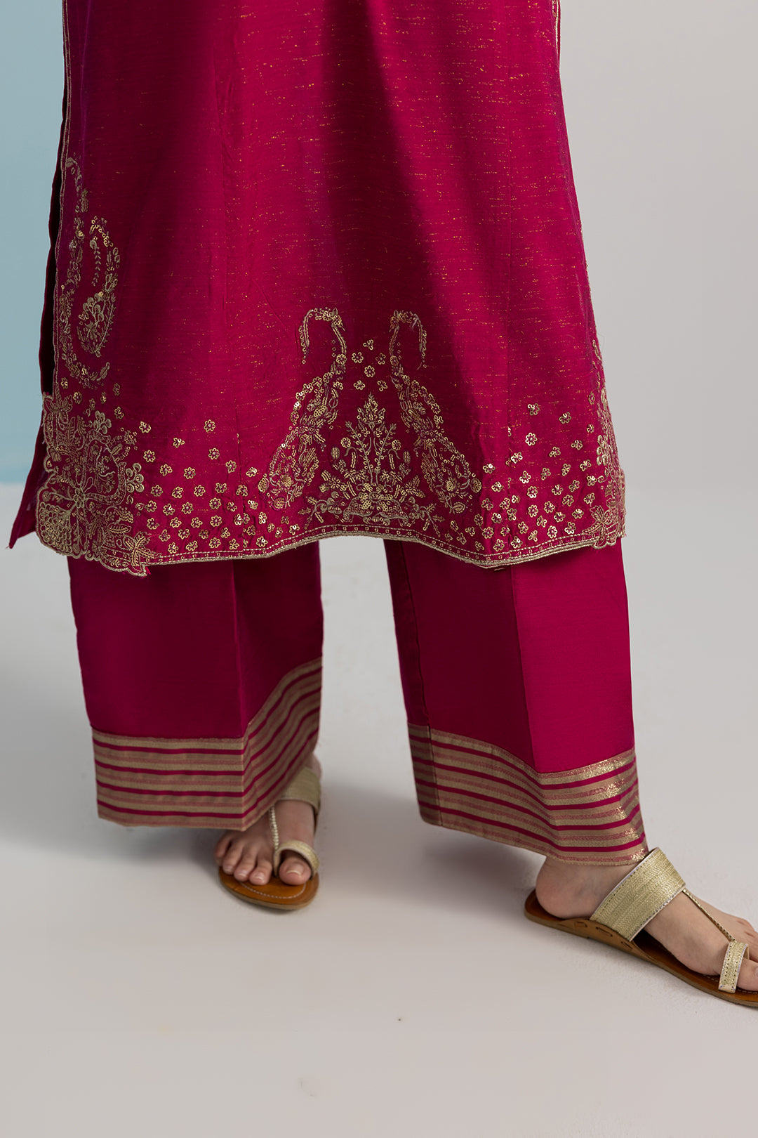 Embroidered Kurta Dupatta Trouser - 2682