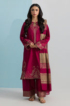 Embroidered Kurta Dupatta Trouser - 2682