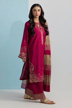 Embroidered Kurta Dupatta Trouser - 2682