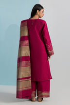 Embroidered Kurta Dupatta Trouser - 2682