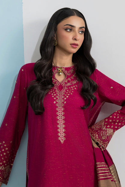 Embroidered Kurta Dupatta Trouser - 2682