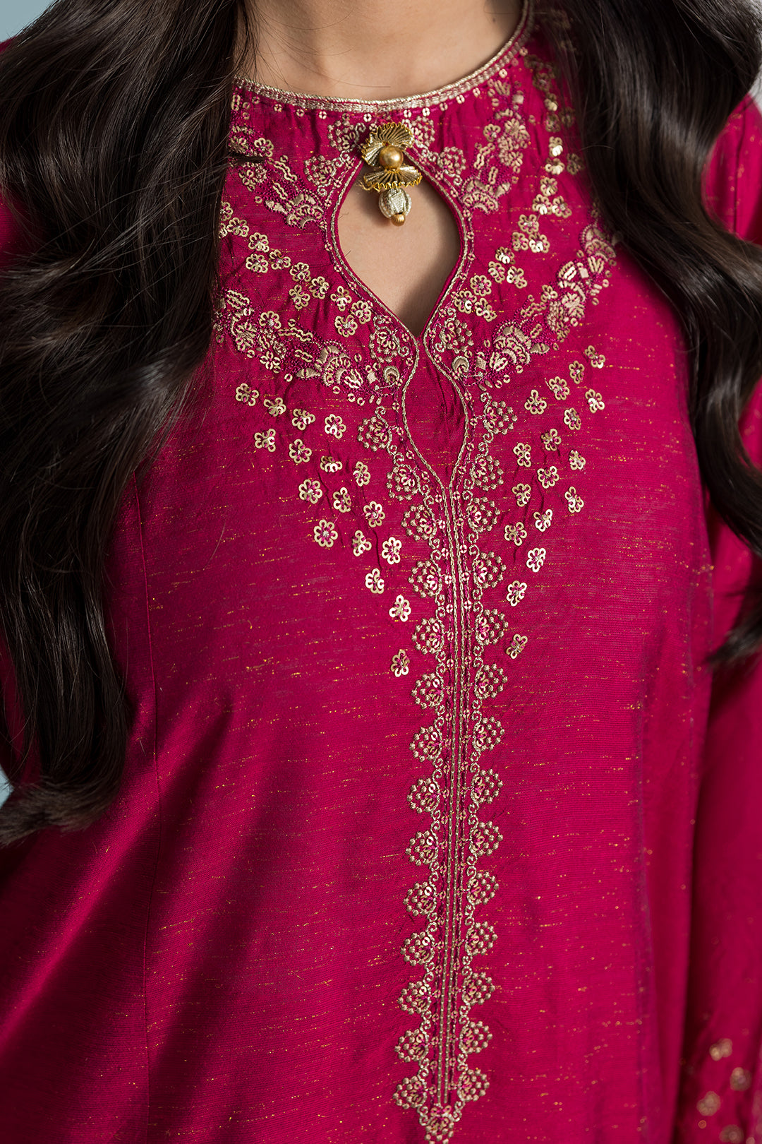 Embroidered Kurta Dupatta Trouser - 2682