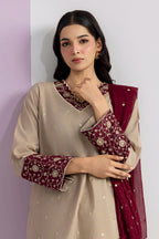 Embroidered Kurta Dupatta Trouser - 2686