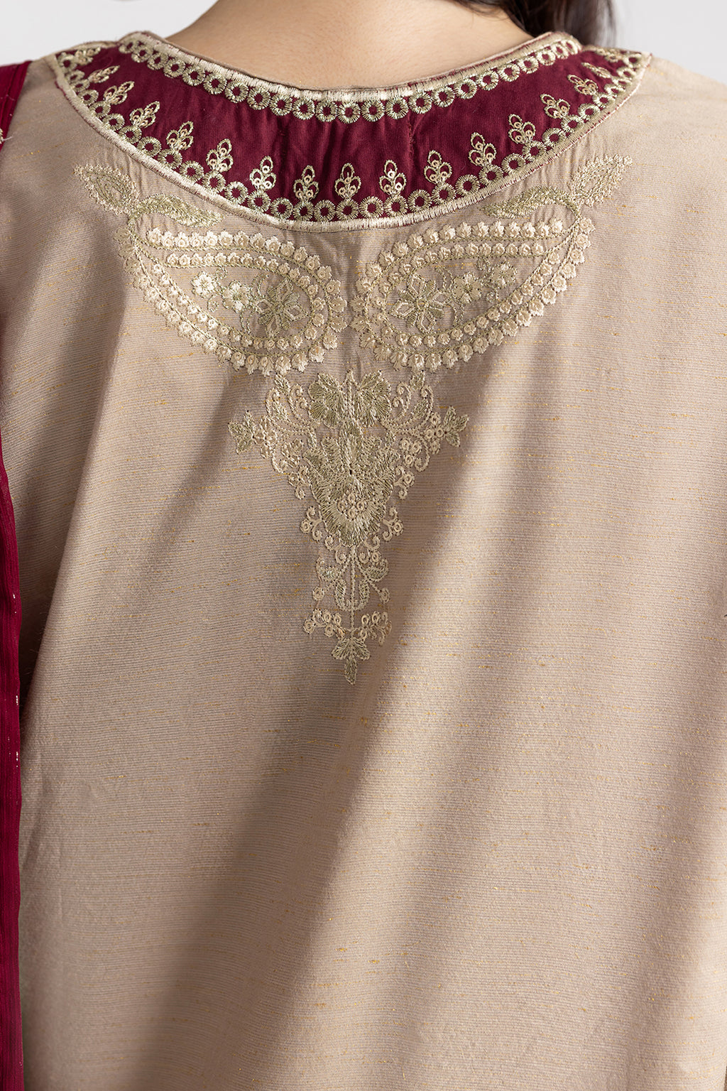 Embroidered Kurta Dupatta Trouser - 2686