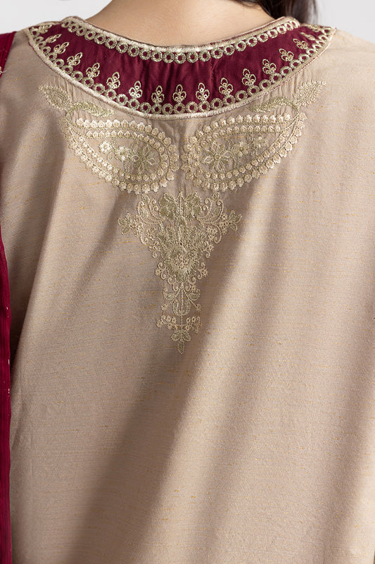 Embroidered Kurta Dupatta Trouser - 2686