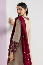 Embroidered Kurta Dupatta Trouser - 2686