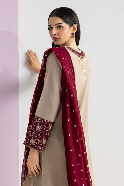Embroidered Kurta Dupatta Trouser - 2686