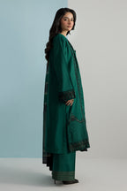 Embroidered Kurta Dupatta Trouser - 2687
