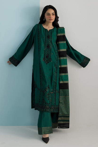 Embroidered Kurta Dupatta Trouser - 2687