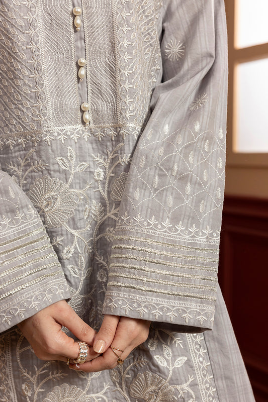 Embroidered Kurta Dupatta Trouser - 2689